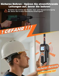 POROMETISTO DSF01 6az1-ben falszkenner, csapagy- és vezetékkereső detektor 5
