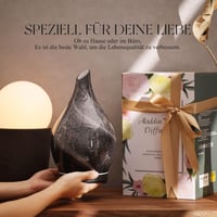 Porseme Aroma Diffúzor 280ml - Kézzel Fújt Üveg Párologtató Illóolajokhoz, Ultrahangos Hideg Párásító, 7 LED Színnel, Automatikus Kikapcsolá 5