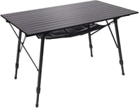 Portal Összecsukható Camping Asztal 120x70cm, Magasságállítható Alumínium 1