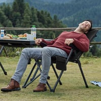 Scaun de camping pliabil Portal, cu spătar reglabil în 3 poziții și capacitate portantă de 160 kg 9
