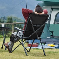 Scaun de camping pliabil Portal, cu spătar reglabil în 3 poziții și capacitate portantă de 160 kg 10