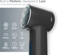 PORTENTUM elektromos szöszedő LED kijelzővel, 6 pengés fej, USB-C töltés 5