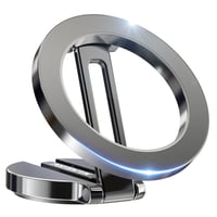 PORTENTUM MagSafe összecsukható mágneses autós telefontartó, 360°-os forgatással - sötétszürke 1