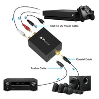 PORTTA PETATD Analóg-Digitális Audio Konverter Coaxial Toslink - Analogue to digital 3