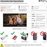 PORTTA VHS Digitalizáló Konverter Távirányítóval, Videó Digitalizálás VCR DVD Hi8 Mini DV Kazetták - VHS to HDMI Converter with Screen 9