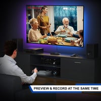 PORTTA VHS Digitalizáló Konverter Távirányítóval, Videó Digitalizálás VCR DVD Hi8 Mini DV Kazetták - VHS to HDMI Converter with Screen 7