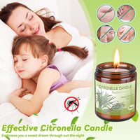 Posame Citronella Gyertya Kültéri Üvegben, 150 Óra, Természetes Szójawax 4