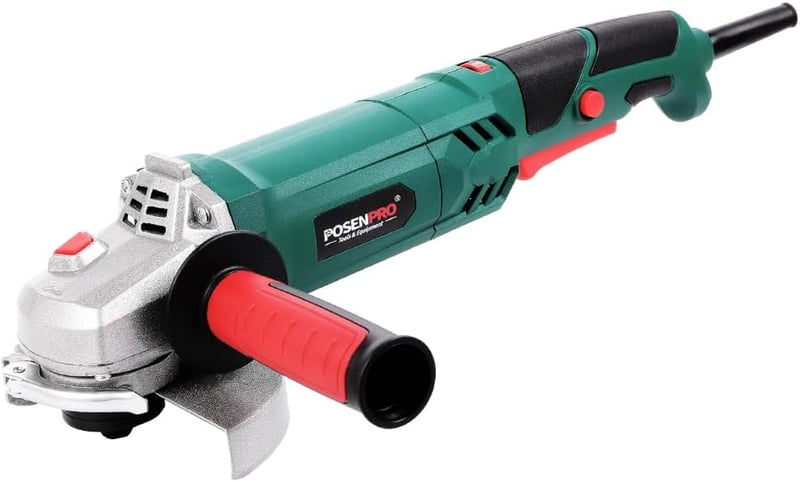 POSENPRO 1100W Sarokcsiszoló 125mm, 3000-12000 rpm, 6 Fokozat