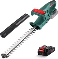 POSENPRO 45 cm akkumulátoros sövényvágó 20V 2.0Ah töltővel, kettős vágólapáttal 1
