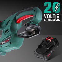 POSENPRO 45 cm akkumulátoros sövényvágó 20V 2.0Ah töltővel, kettős vágólapáttal 3