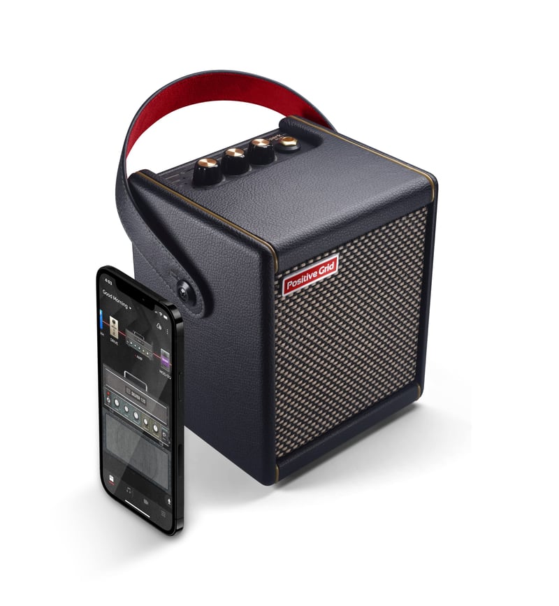 Positive Grid Spark MINI hordozható gitárerősítő és Bluetooth hangszóró, 10W - fekete