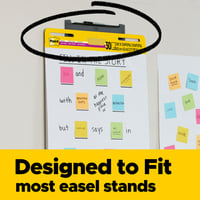 Flipchart papier Post-it Super Sticky, 635x762 mm, biely, 30 listov, balenie 6 ks, opakovane nalepiteľný, pre zasadacie miestnosti a brainstorming 2