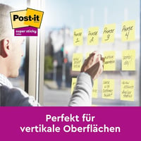 Samolepiace bločky Post-it Super Sticky, žlté, 76x76 mm, 6 bločkov x 90 listov, extra silné lepidlo, ideálne na plánovanie a štúdium 7