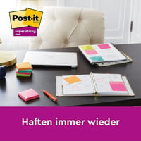 Post-it Super Sticky Soulful öntapadós jegyzetlap - 76x76 mm, 6 tömb, 90 lap/tömb 3