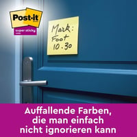 Samolepiace bločky Post-it Super Sticky, 47,6x47,6 mm, žlté – 12 bločkov x 90 listov 6