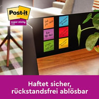 Samolepiace bločky Post-it Super Sticky Soulful – 76 x 76 mm, 6 blokov, 90 listov/blok 8