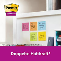 Samolepiace bločky Post-it Super Sticky Soulful – 76 x 76 mm, 6 blokov, 90 listov/blok 2