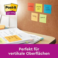 Samolepiace bločky Post-it Super Sticky Soulful – 76 x 76 mm, 6 blokov, 90 listov/blok 4