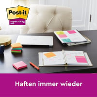 Samolepiace bločky Post-it Super Sticky Soulful – 76 x 76 mm, 6 blokov, 90 listov/blok 5