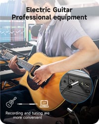 POSUGEAR 3,5mm Jack - 6,35mm Adapter Professzionális Hangkábel 6