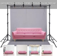 Potaeco fotóháttér állvány klipekkel, homokzsákokkal és táskával - 2,8x3 m 4
