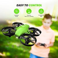 Potensic A20 Mini Drón Gyerekeknek és Kezdőknek - RC Quadrokopter Magasságtartással, Egyérintéses Fel/Leszállással, Headless Móddal, 3 Akkum 3