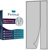 Pottwal Mágneses Szúnyogháló Ajtóra 95x220cm Automatikus Zárással 1