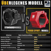 POUDI SPORT Krómozott Acél Bicepsz Rúd 120 cm - 10 kg Súlyú Edzőrúd 182 kg Terhelhetőséggel, 50 mm Átmérővel, Piros Súlyzárral 7