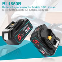 Powarobor BL1850B csereakkumulátor Makita 18V LXT-400 szerszámokhoz – 5,5 Ah, 2 db 4