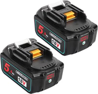 Powarobor BL1850B csereakkumulátor Makita 18V LXT-400 szerszámokhoz – 5,5 Ah, 2 db 1