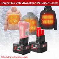 Powarobor M12 12V 8.0Ah Li-Ion Akkumulátor Milwaukee Szerszámokhoz 2db 7