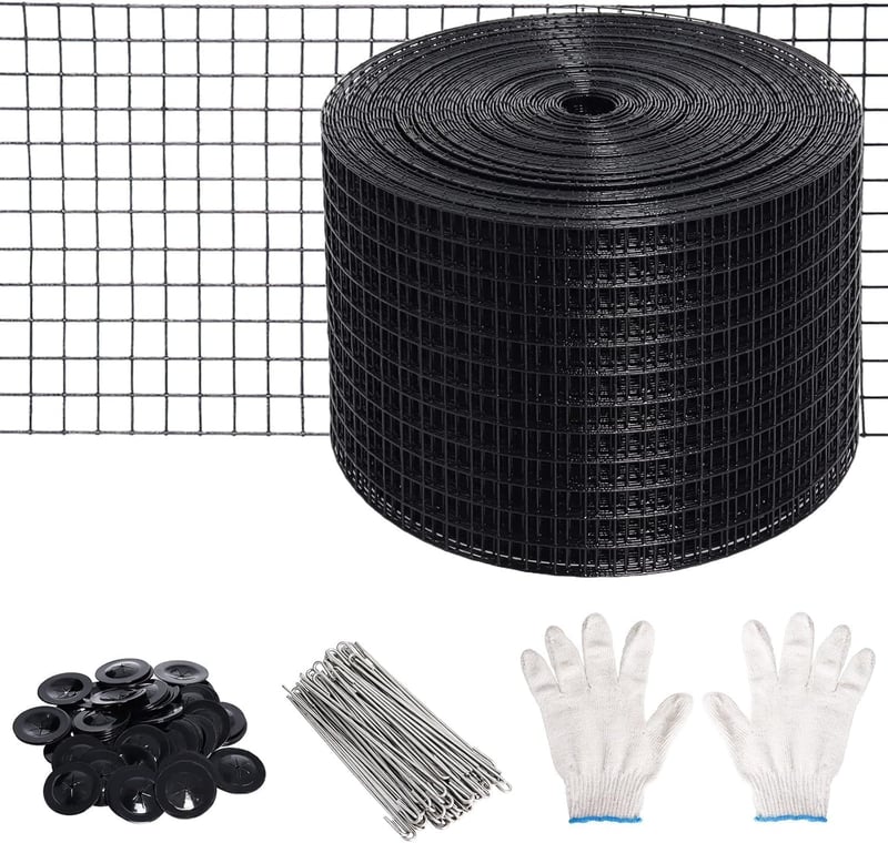 Poweka Napelem Madárvédelem 20x30m PVC Háló Galambriasztó 70 Rozsdamentes Rögzítéssel