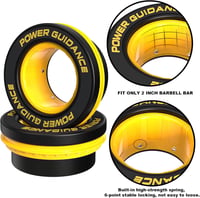 POWER GUIDANCE 2 inch olimpiai súlyrudazár sárga gyorsreleases edzéshez 5