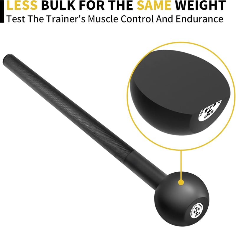 POWER GUIDANCE Acél Buzogány - Stabilizátor Izmok és Magfeszesség Fejlesztésére