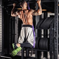 POWER GUIDANCE Ellenállás Gumiszalag Szett 5db - Edzőszalag Erőnléti Edzéshez 10-170lbs - Fitness Gumikötél Hordtáskával - 5Set(Amarill+Rojo++Pure+Verde) 2