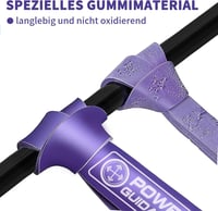 POWER GUIDANCE Ellenállás Gumiszalag Szett 5db - Edzőszalag Erőnléti Edzéshez 10-170lbs - Fitness Gumikötél Hordtáskával - 5Set(Amarill+Rojo++Pure+Verde) 6