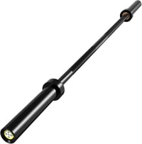 POWER GUIDANCE Olimpiai Súlyzórúd 150cm - Fekete Acél Edzőrúd 250kg Teherbírással Guggoláshoz, Felhúzáshoz, Súlyzós Edzéshez 1