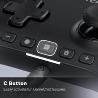Controller cu fir PowerA Advantage pentru Nintendo Switch 2 - Negru, Efect Hall, butoane mapabile, buton C, control audio integrat, licențiat oficial 5