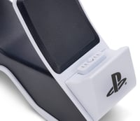 Nabíjacia stanica PowerA Dual Charging Station pre bezdrôtové ovládače PS5 DualSense, súčasné nabíjanie 2 ovládačov, sivo-čierna, Sony PlayStation 6