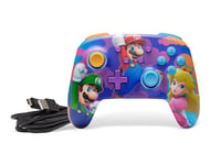 PowerA Enhanced Wireless Controller Nintendo Switch Mario Splash, 30 órás játékidő - Color Splash Heroes, Wireless Enhanced 9