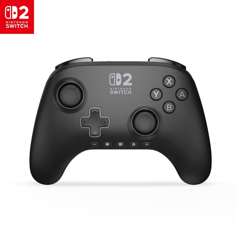 Bezdrôtový ovládač PowerA Advantage pre Nintendo Switch 2, čierny, oficiálne licencovaný, Hallov efekt, programovateľné tlačidlá, tlačidlo C, m
