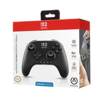 Bezdrôtový ovládač PowerA Advantage pre Nintendo Switch 2, čierny, oficiálne licencovaný, Hallov efekt, programovateľné tlačidlá, tlačidlo C, m 8