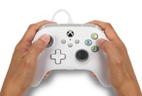 PowerA vezetékes kontroller Xbox Series X és S, Xbox One és Windows 10 és 11, fehér játékvezérlő, hivatalosan licencelt 5