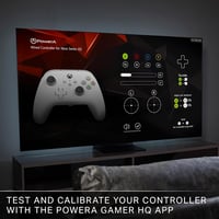 PowerA vezetékes kontroller Xbox Series X és S, Xbox One és Windows 10 és 11, fehér játékvezérlő, hivatalosan licencelt 10