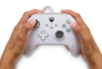 PowerA vezetékes kontroller Xbox Series X és S, Xbox One és Windows 10 és 11, fehér játékvezérlő, hivatalosan licencelt 2