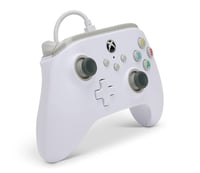 PowerA vezetékes kontroller Xbox Series X és S, Xbox One és Windows 10 és 11, fehér játékvezérlő, hivatalosan licencelt 3