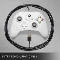 PowerA vezetékes kontroller Xbox Series X és S, Xbox One és Windows 10 és 11, fehér játékvezérlő, hivatalosan licencelt 8