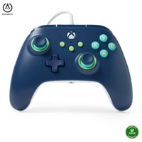 PowerA Vezetékes Xbox Series X|S és Xbox One Kontroller - Tengerészkék, Gamepad, Windows 10/11 kompatibilis, Hivatalosan Licencelt Gaming Vezérlő 1