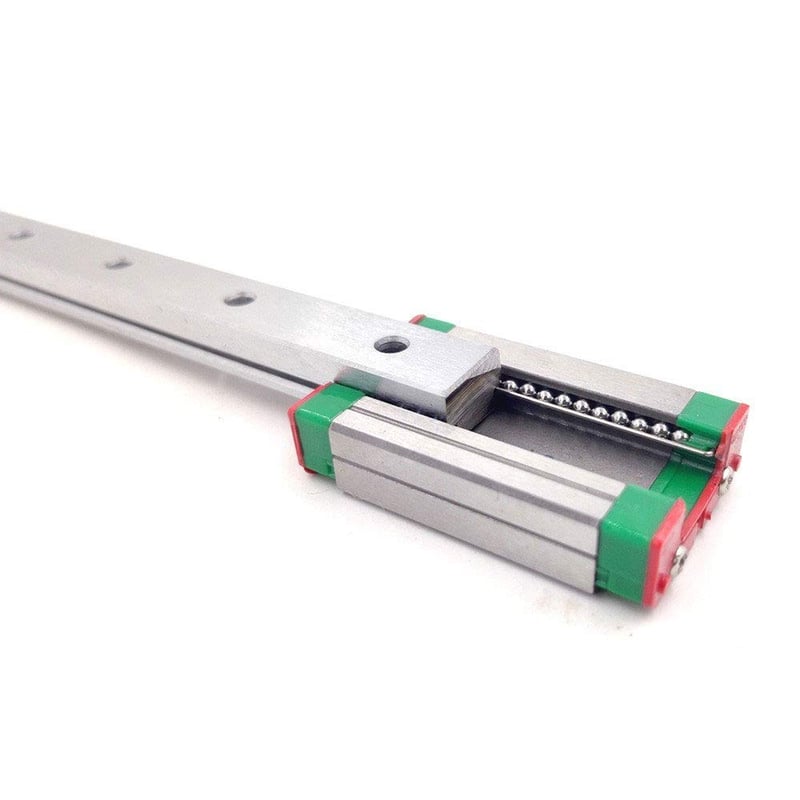 Powerful Tools MGN12H Lineáris Vezető Sín 100-350mm - Fém Csúszka Kocsival 3D Nyomtatóhoz és CNC Géphez - Precíziós Alkatrész