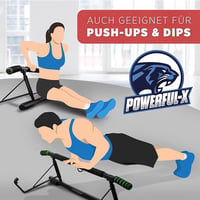 POWERFUL-X Állítható Húzódzkodó Rúd Ajtókerethez 200kg Terhelhetőség 7